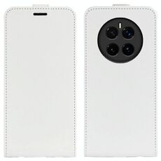 Custodia per telefono in pelle con flip verticale singolo per Honor Magic7 5G R64 Texture (bianca)
