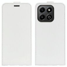 Custodia per telefono in pelle con flip verticale singolo Texture For Honor X6b R64 (bianca)