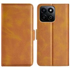 Per Honor 200 Smart Custodia in pelle con chiusura magnetica orizzontale a doppio lato (giallo)