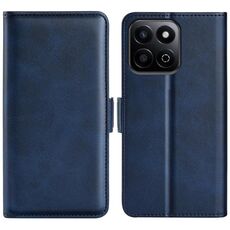 Per Honor 200 Smart Custodia in pelle con chiusura magnetica orizzontale a doppio lato (blu scuro)