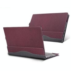 Custodia protettiva antiurto in pelle per laptop Lenovo IdeaPad Slim 5i Gen 9 / Gen 8 da 14 pollici (rosso vino)