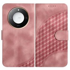 Per Honor X60 / X9c Custodia in pelle per telefono con testa di elefante in rilievo con cordino (rosa)