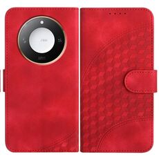 Per Honor X60 / X9c Smart Elephant Head Custodia in pelle con cordino (rosso)