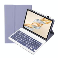 Per Honor Pad X9 Pro 11.5 AH28 Custodia per tablet in pelle con tastiera Bluetooth staccabile ultrasottile (bianco lavanda)