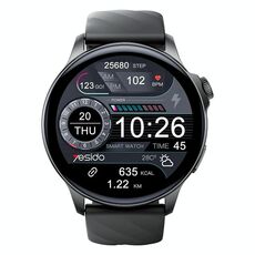 Orologio intelligente BT impermeabile Yesido IO29, schermo da 1,39 pollici, supporto chiamata BT / frequenza cardiaca (nero)