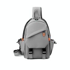 OUMANTU 062 Borsa a tracolla multifunzionale per pendolari Borsa a tracolla casual Borsa a tracolla (grigio)