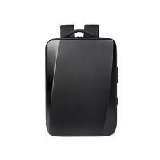 Zaino per laptop con lucchetto con password tridimensionale impermeabile di grande capacità OUMANTU 966 (nero)