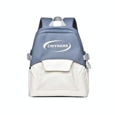 OUMANTU 2306 Zaino per il tempo libero antispruzzo di grande capacità Zaino per la scuola (grigio blu)