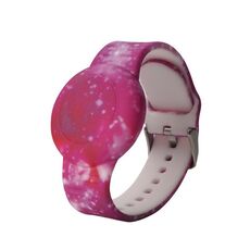Per AirTag Locator Kids Cinturino impermeabile per orologio Dispositivo anti-smarrimento Custodia protettiva stampata in silicone, Stile: viola stellato