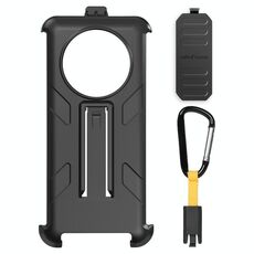 Per Ulefone Armor X31 / X31 Pro Custodia per telefono con clip posteriore Ulefone con moschettone (nero)