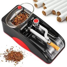 Macchina automatica per arrotolare sigarette elettriche, iniettore per sigarette, diametro: 6,5 mm, spina di alimentazione: spina USA (rosso)