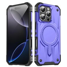 Per iPhone 16 Pro Max Straship MagSafe TPU Hybrid PC Phone Case (viola)