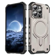 Per iPhone 15 Pro Straship MagSafe TPU Hybrid PC Phone Case (oro)
