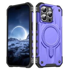 Per iPhone 15 Pro Straship MagSafe TPU Hybrid PC Phone Case (viola)