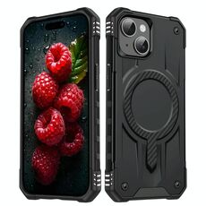 Per iPhone 14 Plus Straship MagSafe TPU Hybrid PC Phone Case (Nero)