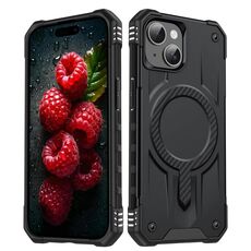 Per iPhone 14/13 Straship MagSafe TPU Hybrid PC Phone Case (Nero)