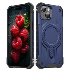 Per iPhone 14/13 Straship MagSafe TPU Hybrid PC Phone Case (Blu)