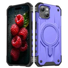 Per iPhone 14/13 Straship MagSafe TPU Hybrid PC Phone Case (viola)