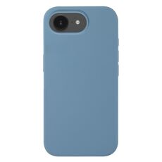 Per iPhone 16e Custodia in silicone liquido per telefono (azzurro)