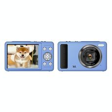 DC15 2,4 pollici 18X Zoom digitale Fotocamera 4K HD Video 64MP Riprese (Blu)