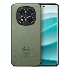 Per Redmi Note 14 Pro+ 5G Twill Tessuto Pelle Custodia Posteriore per Telefono (Verde)