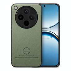 Per OPPO Find X8 Twill Fabric Custodia in pelle con retro in pelle (verde)
