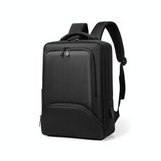 OUMANTU 2105-1 Zaino sportivo impermeabile per laptop di grande capacità con porta USB (nero)