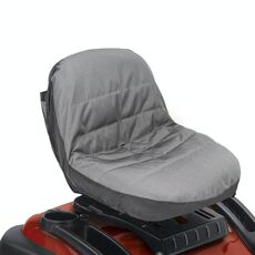 Coprisedile in tessuto Oxford per trattore tosaerba 50x35x40cm (grigio)