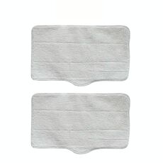 2 pezzi/confezione straccio per mocio per XiaoMi Deerma Steam Mop ZQ610 ZQ600 ZQ100 (bianco)