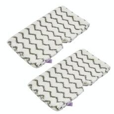 2 pezzi/confezione straccio per mocio Shark Steam Pocket Mop S3501 S3901 S3550 S3601 (bianco)