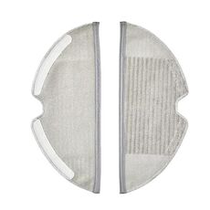 2 pezzi/pacco di panni per mocio per Xiaomi Mijia 1C / 2C / 1T accessori per aspirapolvere robot (grigio)