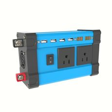 Gurxun 4 porte USB display digitale modificato inverter onda quadra, specifiche: spina USA 300 W 12 V a 110 V