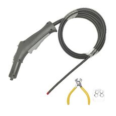 7 pezzi / set per Karcher SC4 / SC2 / SC3 / CTK10 / STK20 pulitore a vapore interruttore maniglia di controllo tubo flessibile (grigio)