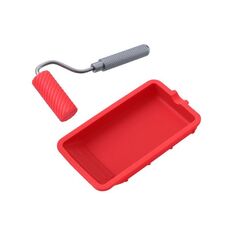 RL-9217 Vassoio per colla Pennello Strumento Custodia in silicone Pennello a rullo Vassoio per vernice riutilizzabile Contenitore per colla per lavorazione del legno
