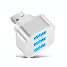 Espansore HUB USB 2.0 a 3 porte (argento)