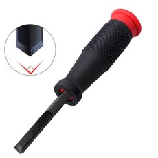 RUITOOL Scalpello per lavorazione del legno a 90 gradi, scalpello per scanalatura, utensile per intaglio di cerniere (8 mm, rosso)