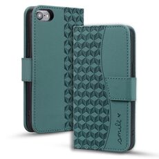 Per iPhone 16e Business Diamond Buckle Custodia in pelle con cordino (verde)