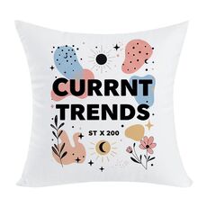 Federa per cuscino per divano stampata Current Trends senza stampa centrale su richiesta, dimensioni: 40x40 cm (velluto color pesca)