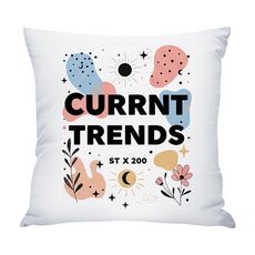 Cuscino per divano stampato con stampa di tendenza attuale con nucleo su richiesta, dimensioni: 35x35 cm (raso brillante)