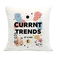 Cuscino per divano stampato con stampa di tendenza attuale con nucleo su richiesta, dimensioni: 45x45 cm (velluto olandese)