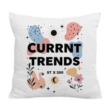 Cuscino per divano stampato con stampa di tendenza attuale con nucleo su richiesta, dimensioni: 60x60 cm (velluto di cristallo)