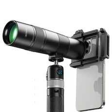 APEXEL 30X 720mm Teleobiettivo per telefono con kit treppiede (nero)