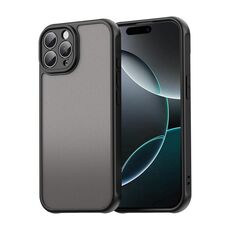 Per iPhone 16 Pro Fan Dun Series TPU Hybrid PC Custodia per telefono glassata (nero)