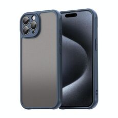 Per iPhone 15 Pro Max Fan Dun Series TPU Hybrid PC Custodia per telefono glassata (blu)