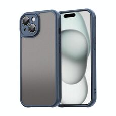 Per iPhone 15 Plus Fan Dun Series TPU Hybrid PC Custodia per telefono glassata (blu)