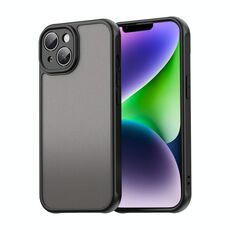 Per iPhone 14 Plus Fan Dun Series TPU Hybrid PC Custodia per telefono glassata (nero)