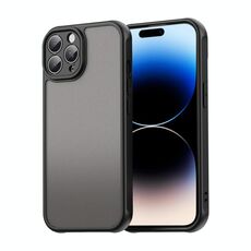 Per iPhone 14 Pro Max Fan Dun Series TPU Hybrid PC Custodia per telefono satinato (nero)