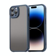 Per iPhone 14 Pro Max Fan Dun Series TPU Hybrid PC Custodia per telefono satinato (blu)