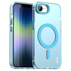 Per iPhone 16e Custodia antiurto MagSafe per telefono IMAK Candy Series (blu)