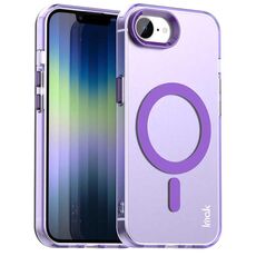 Per iPhone 16e Custodia antiurto MagSafe per telefono IMAK Candy Series (viola)